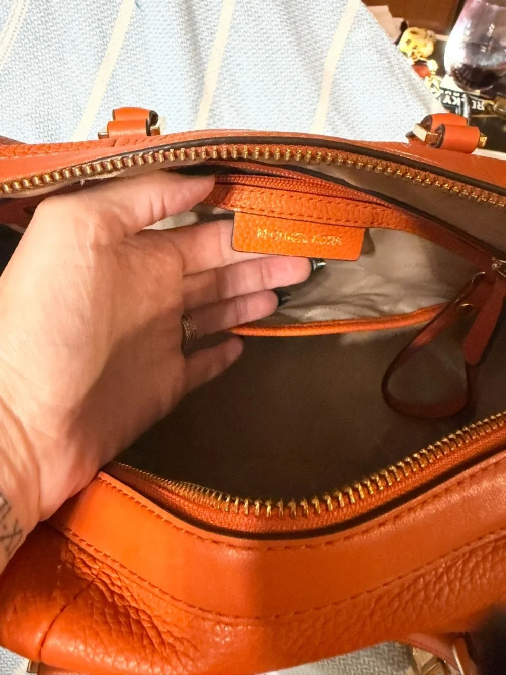 Authentic Michael Kors Bedford Legacy Medium Duffel